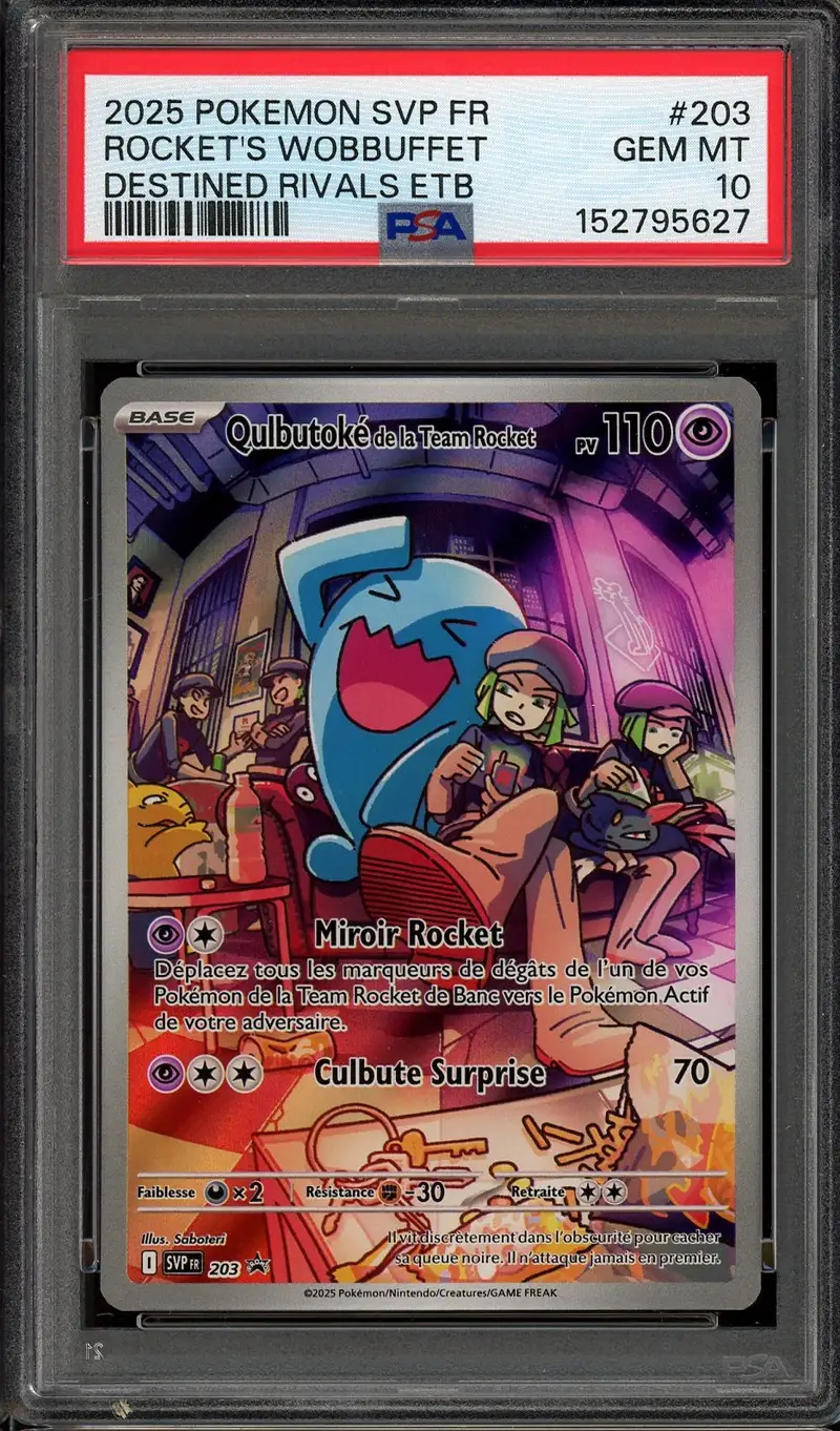 PSA 10 Qulbutoké De La Team Rocket