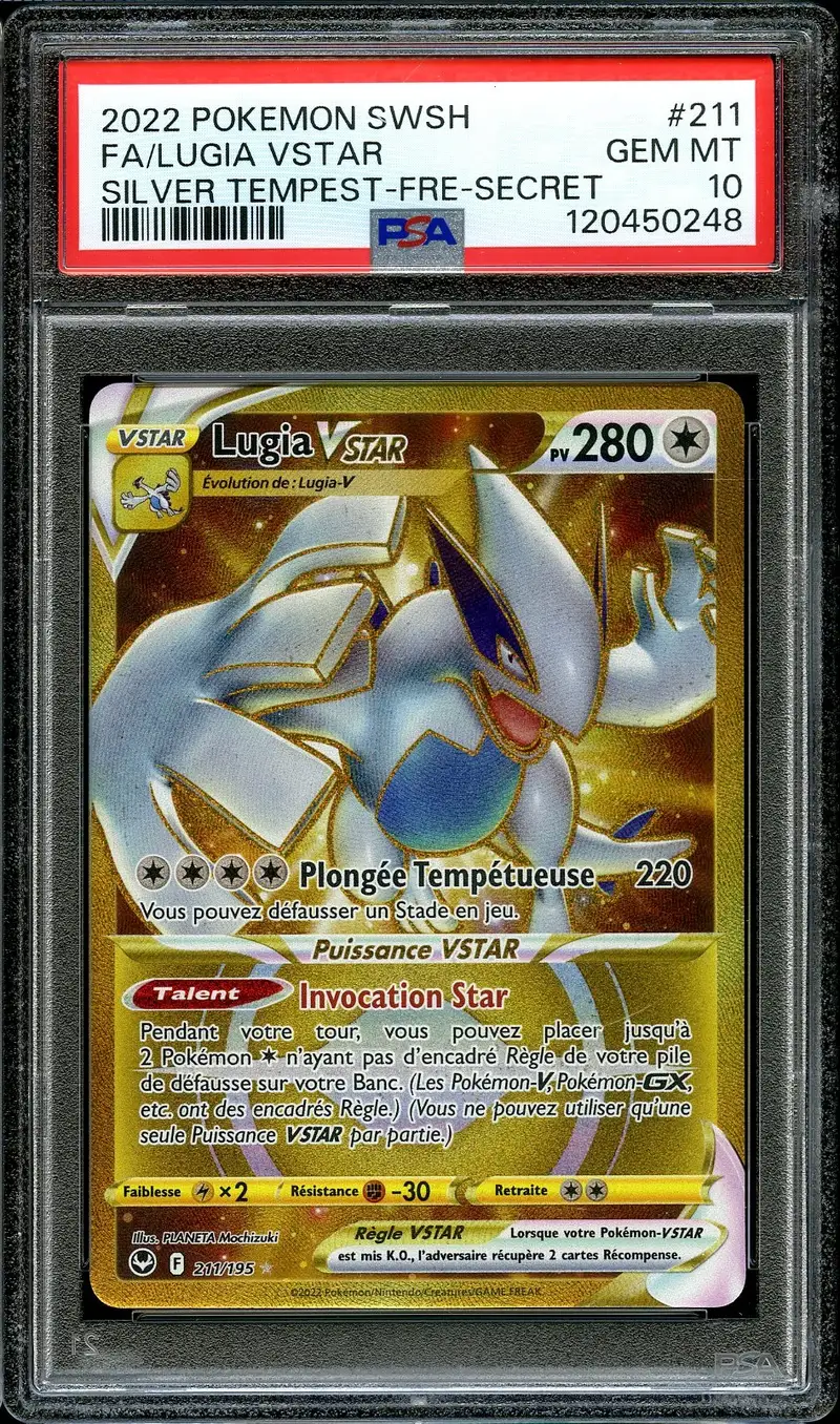 PSA 10 Lugia VStar Gold