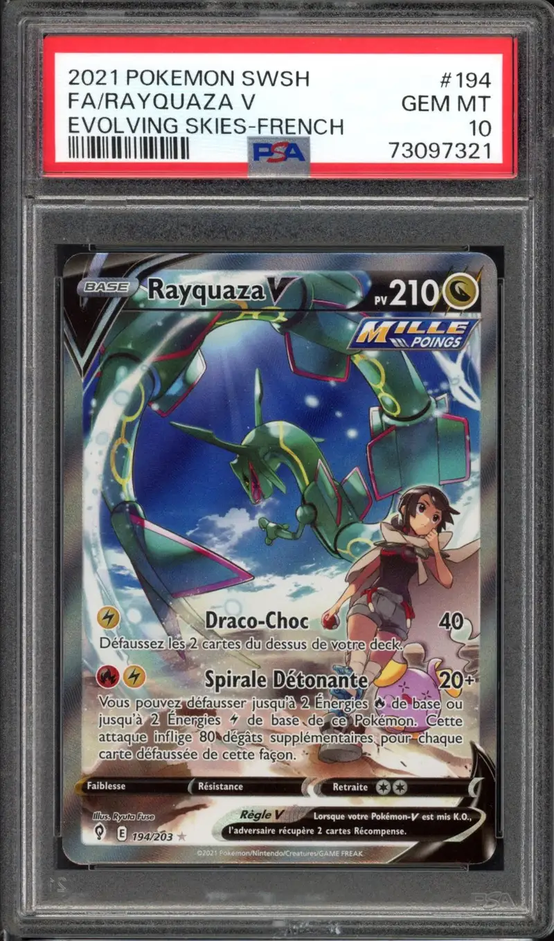PSA 10 Rayquaza V