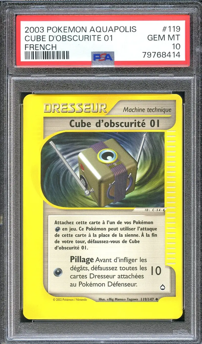 PSA 10 Cube d'Obscurité 01