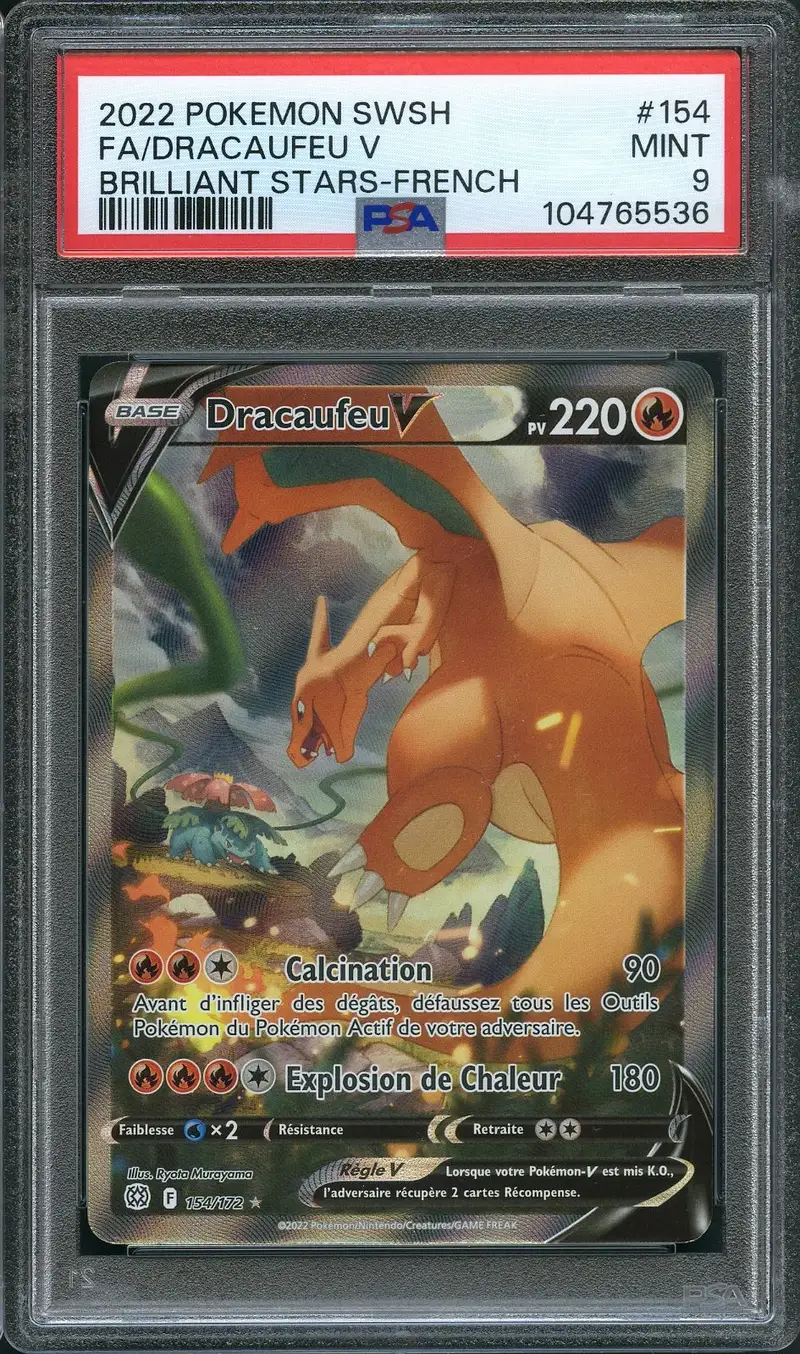 PSA 9 Dracaufeu V