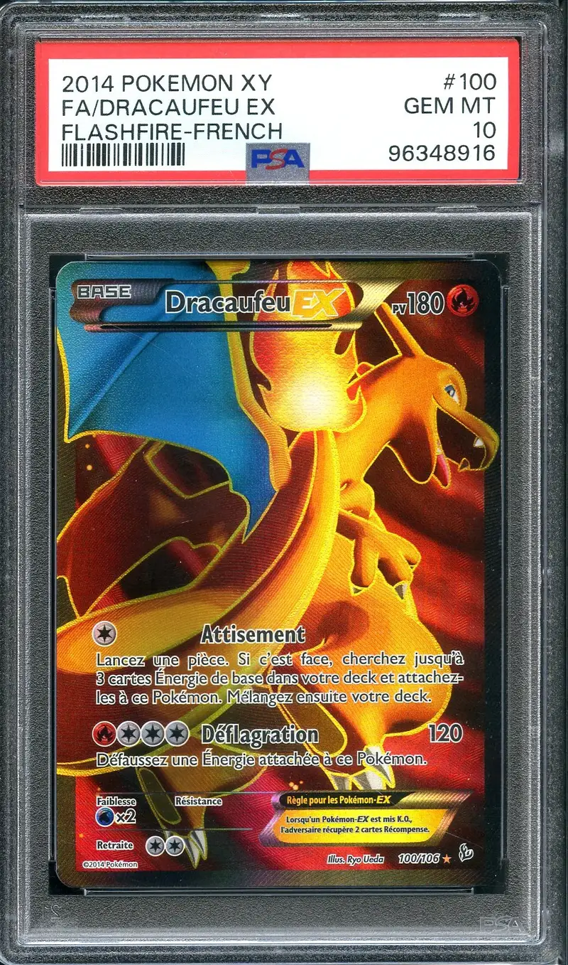 PSA 10 Dracaufeu Ex