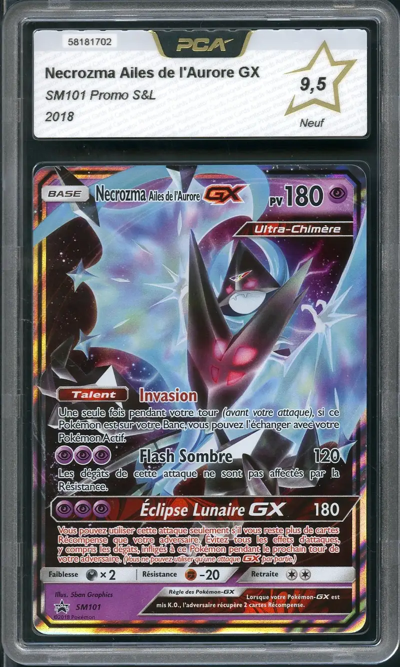 PCA 9.5 Necrozma Ailes de l'Aurore Gx