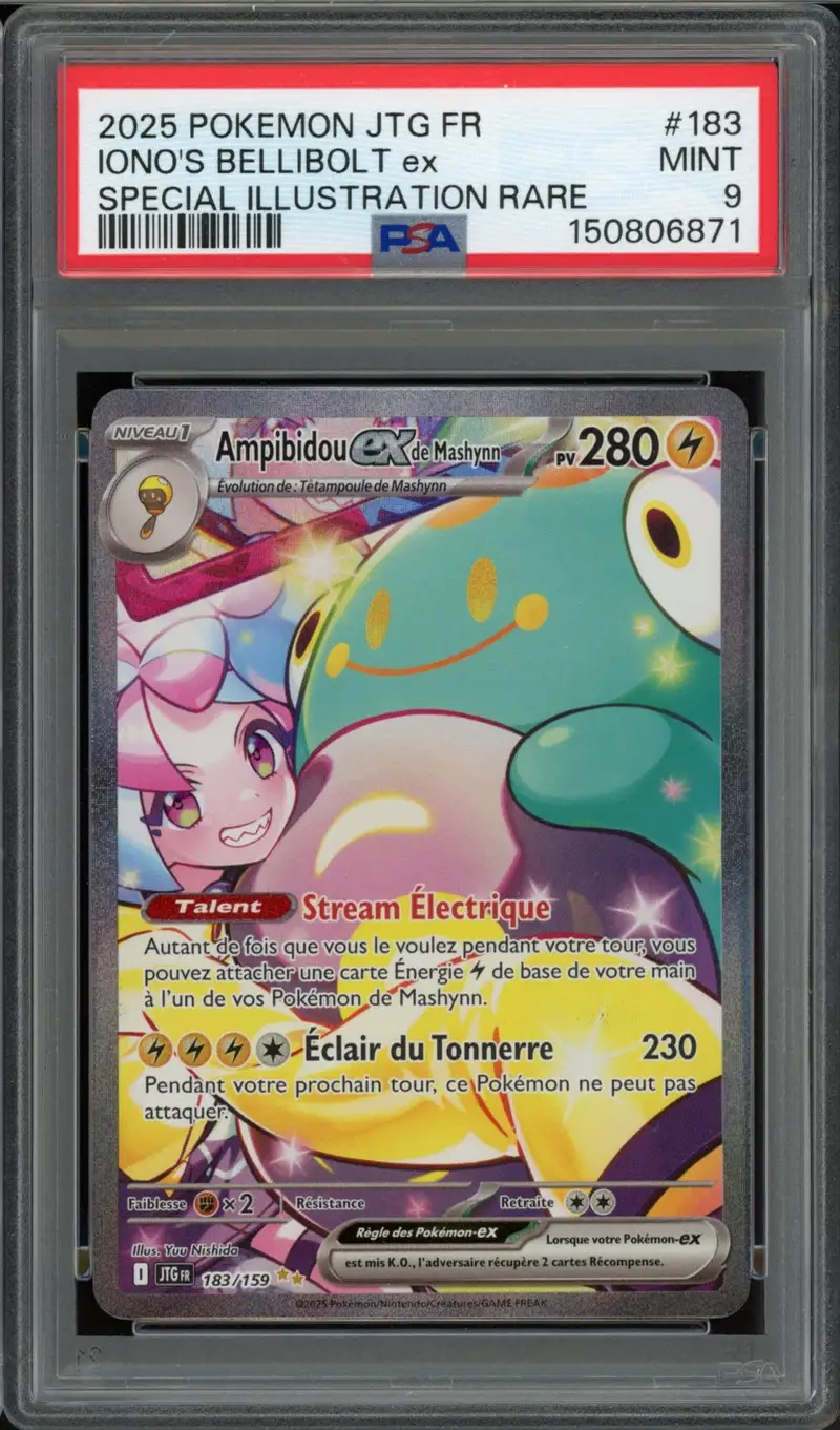 PSA 9 Ampibidou Ex de Mashynn
