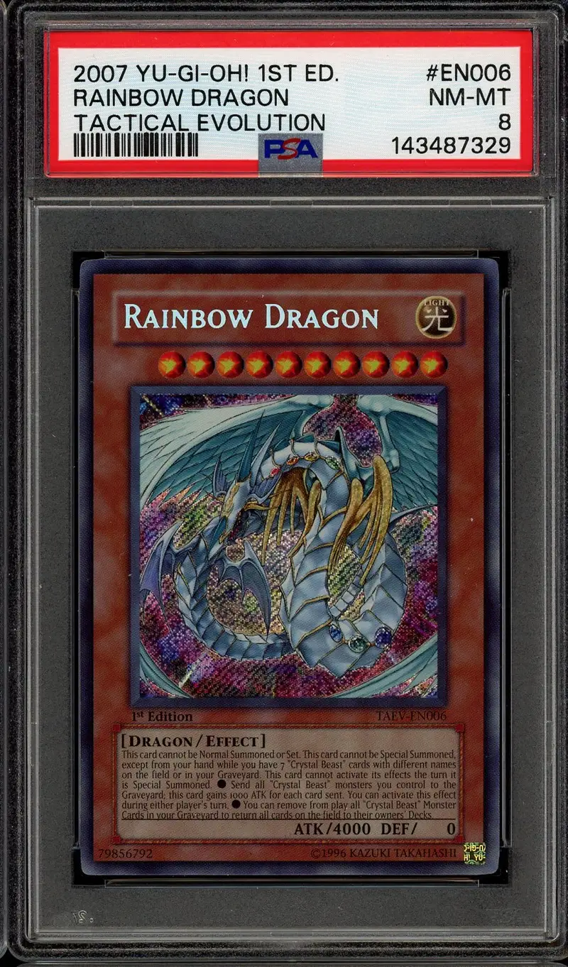 PSA 8 Rainbow Dragon