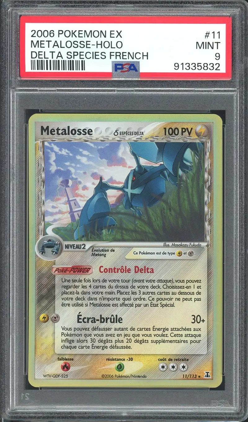PSA 9 Metalosse Holo
