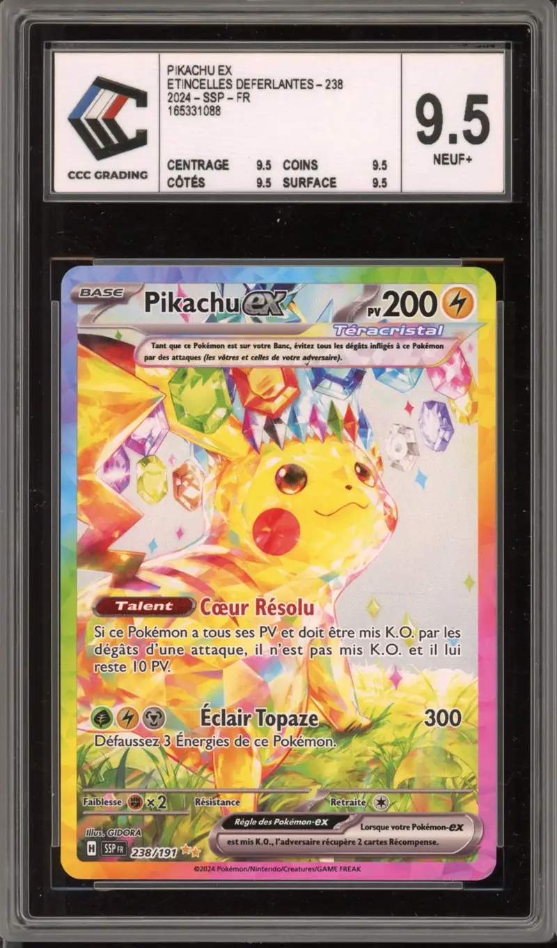 CCC 9.5 Pikachu Ex