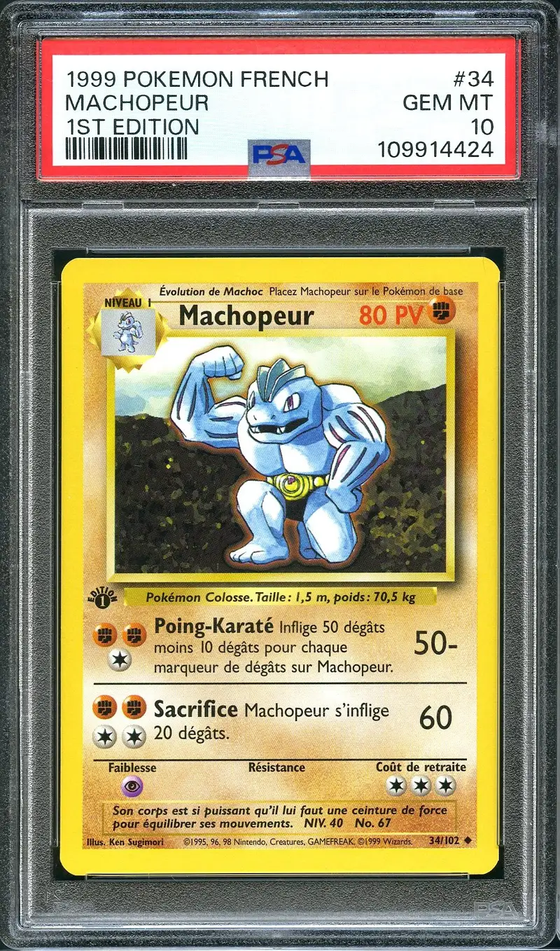 PSA 10 Machopeur