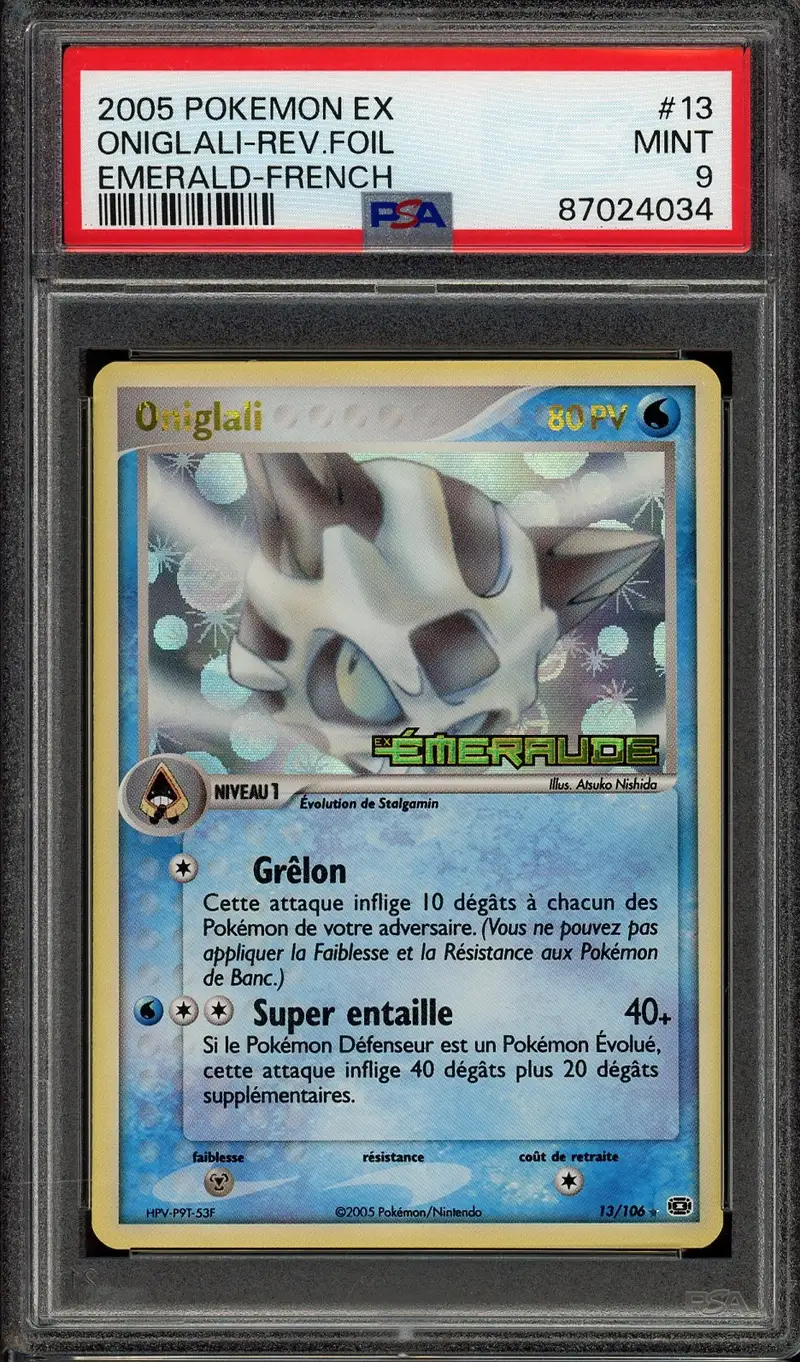 PSA 9 Oniglali Holo Reverse