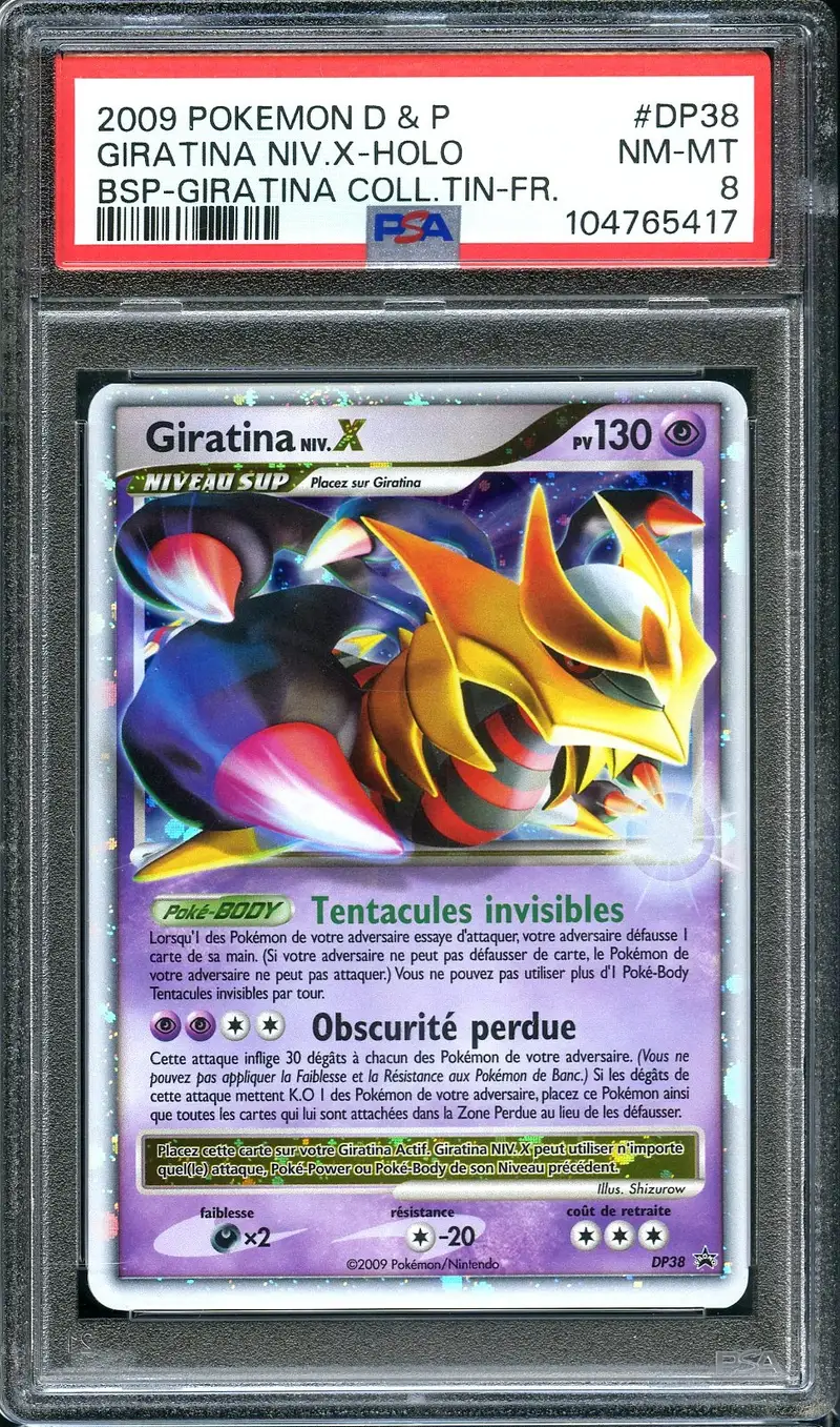 PSA 8 Giratina Niv. X