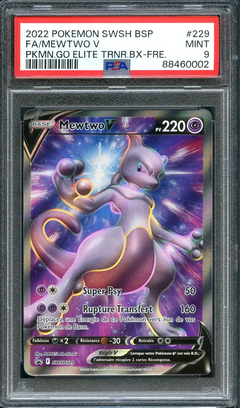 PSA 9 Mewtwo V