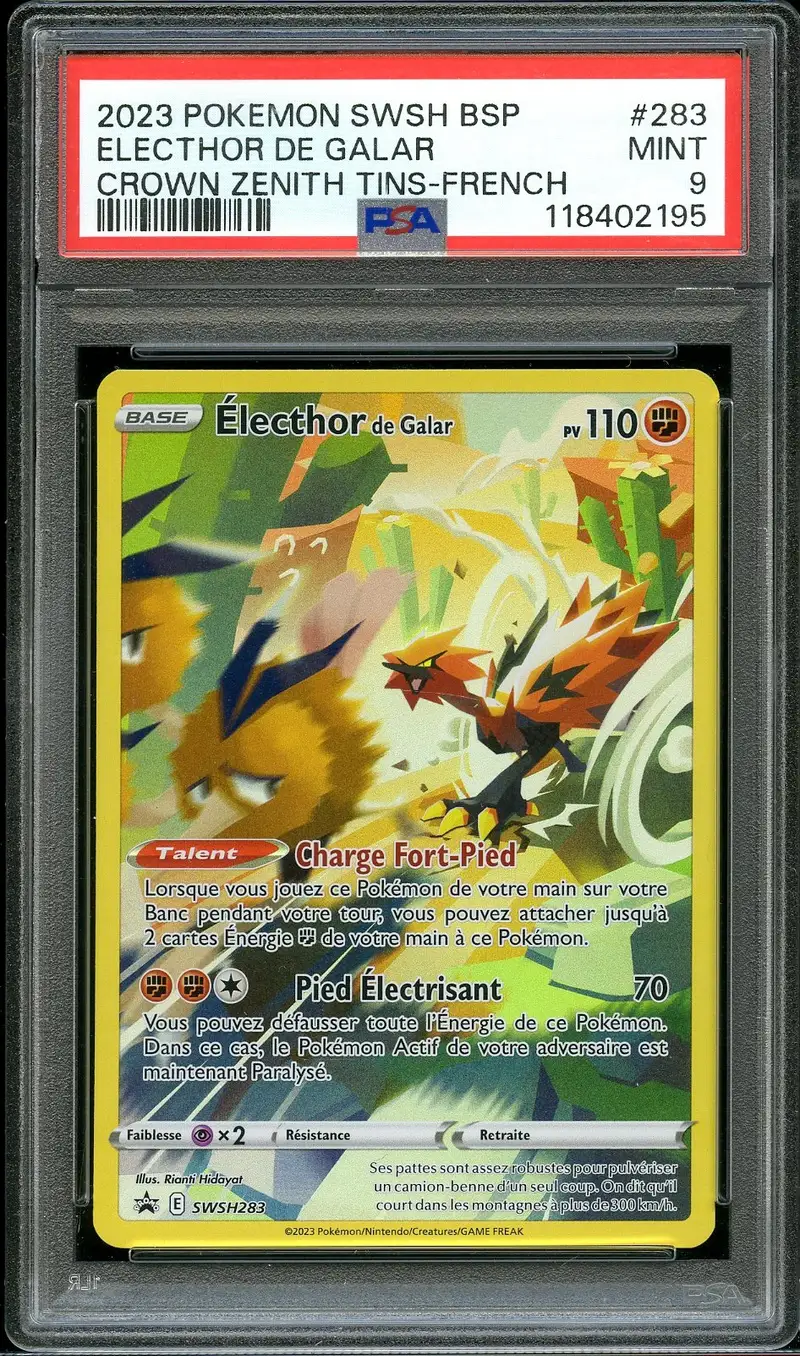 PSA 9 Electhor de Galar