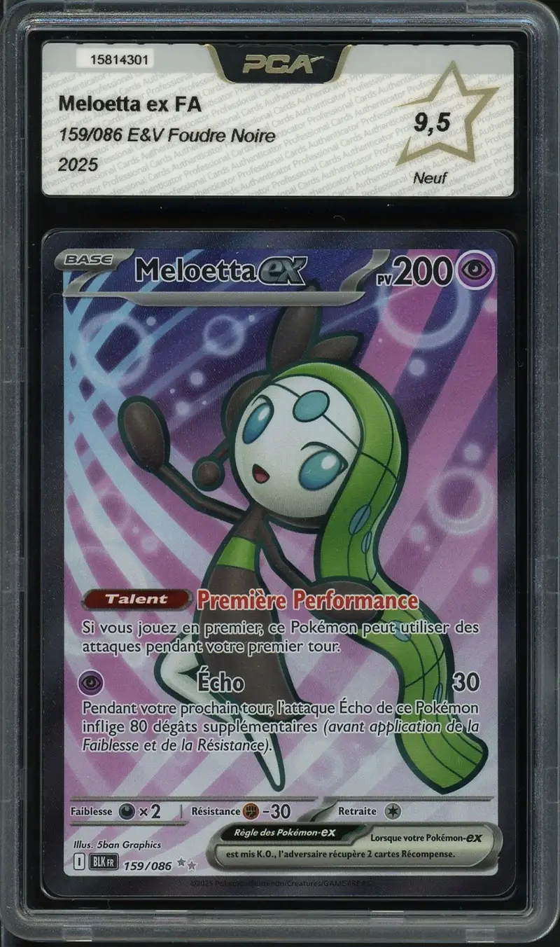 PCA 9.5 Meloetta Ex