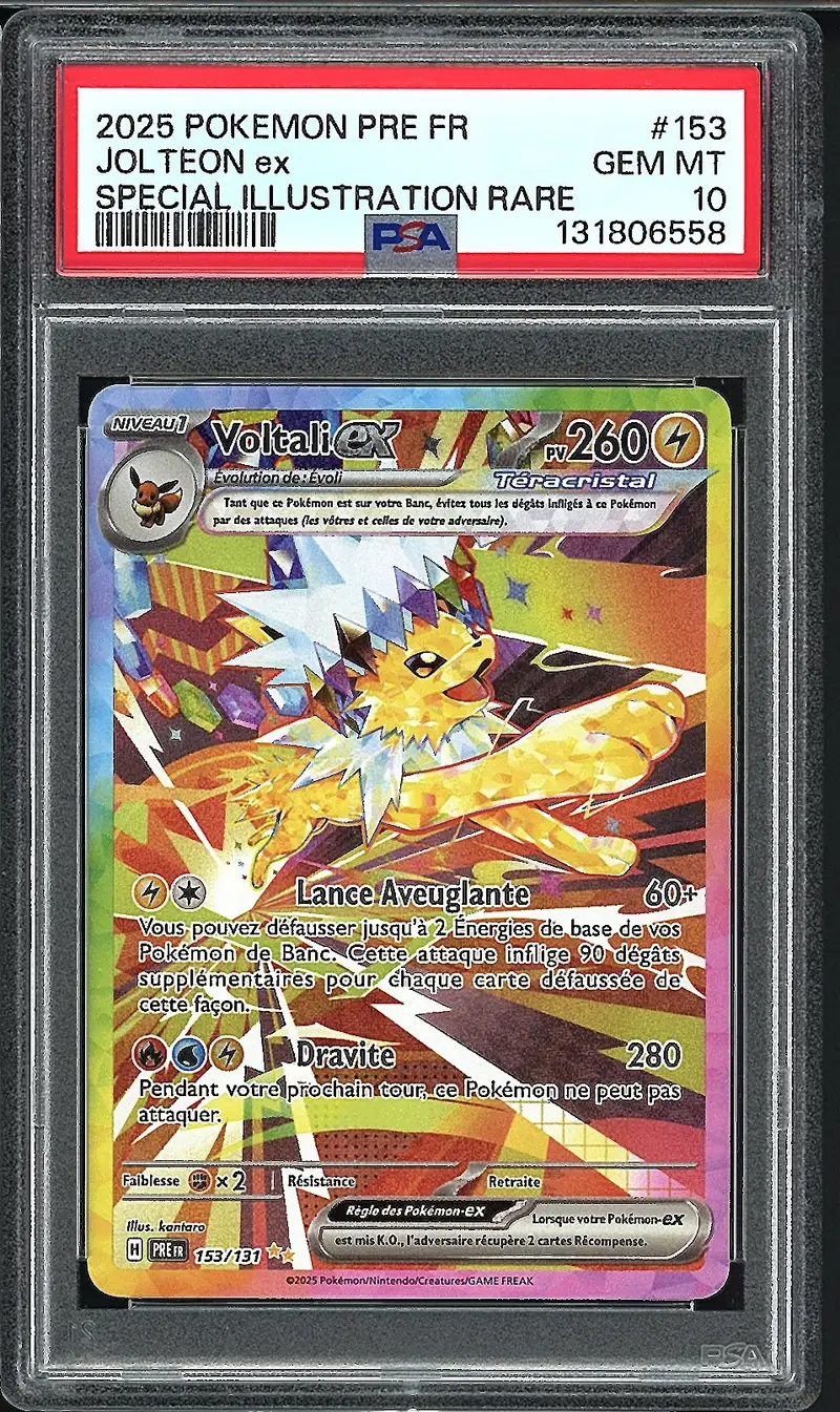 PSA 10 Voltali Ex