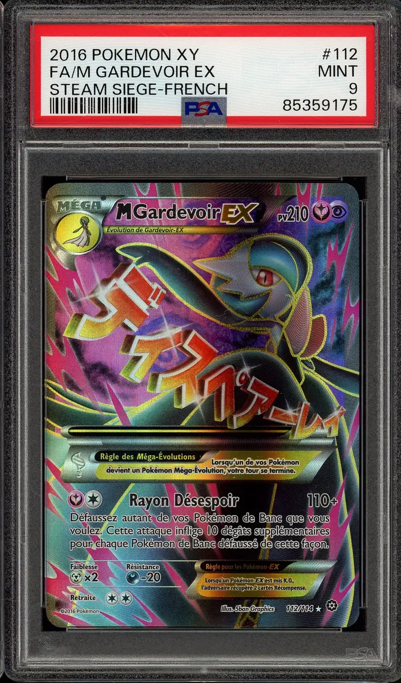 PSA 9 Méga Gardevoir Ex