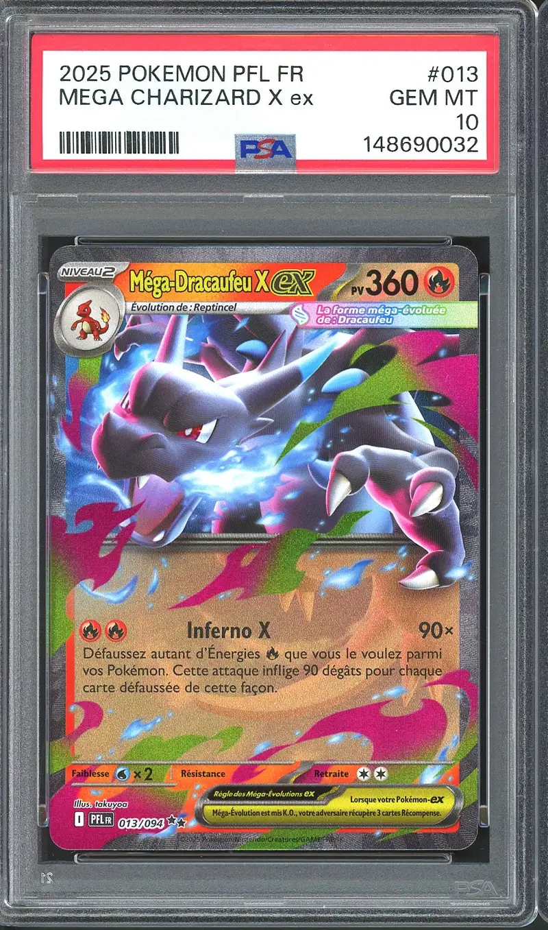 PSA 10 Méga-Dracaufeu X Ex
