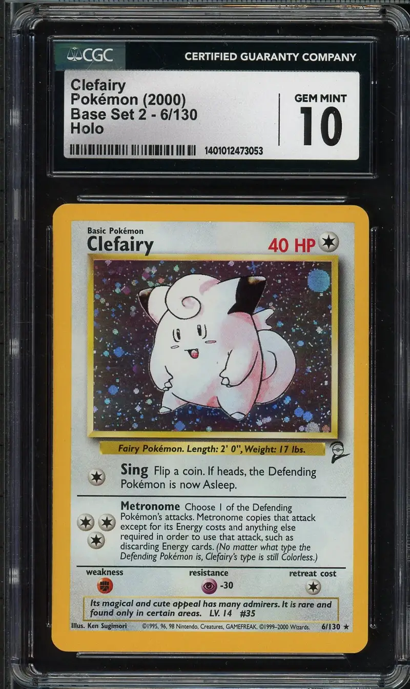 CGC 10 Clefairy Holo