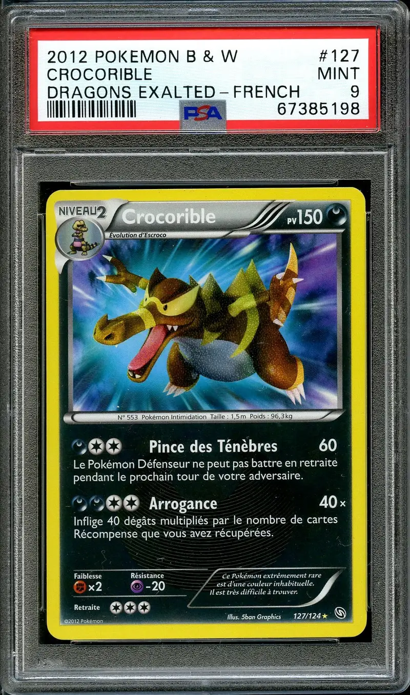 PSA 9 Crocorible Holo