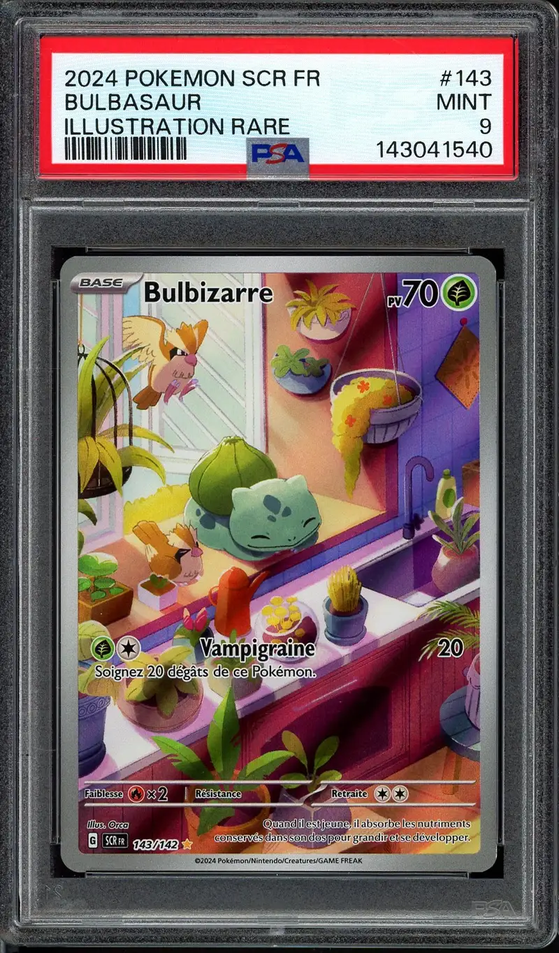 PSA 9 Bulbizarre
