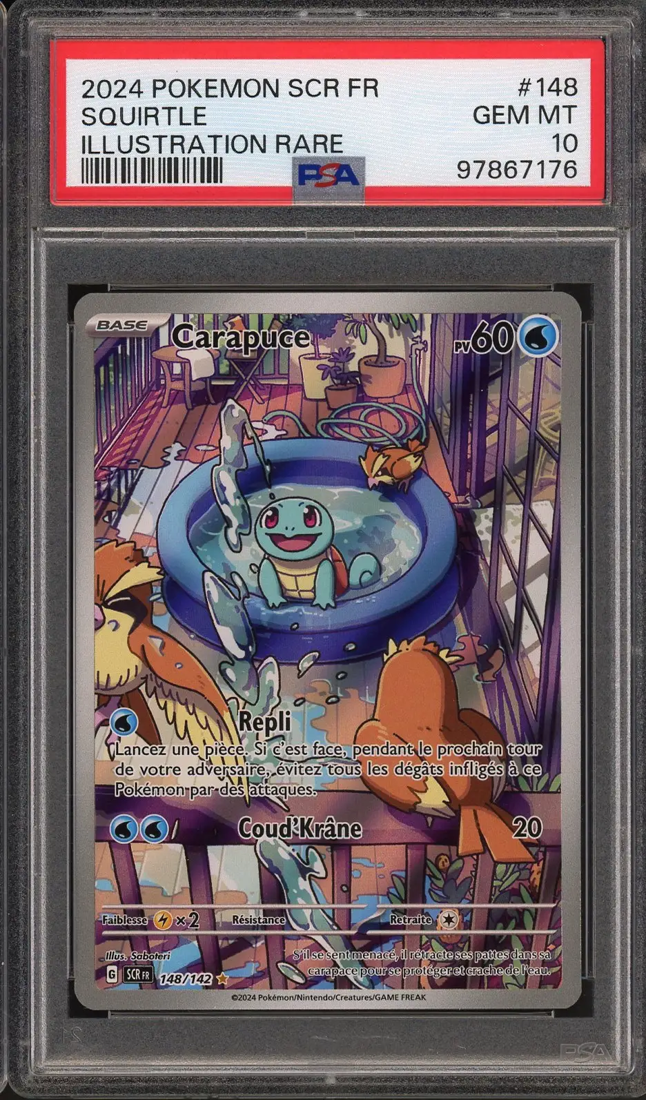 PSA 10 Carapuce