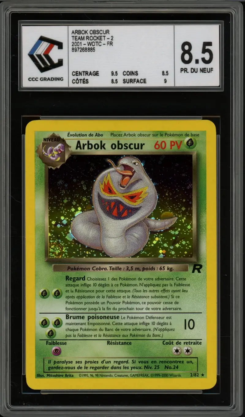 CCC 8.5 Arbok Obscur Holo