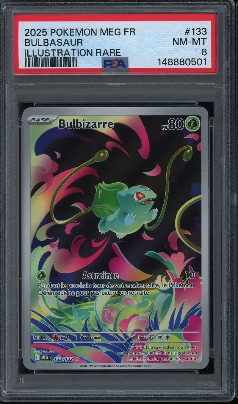 PSA 8 Bulbizarre