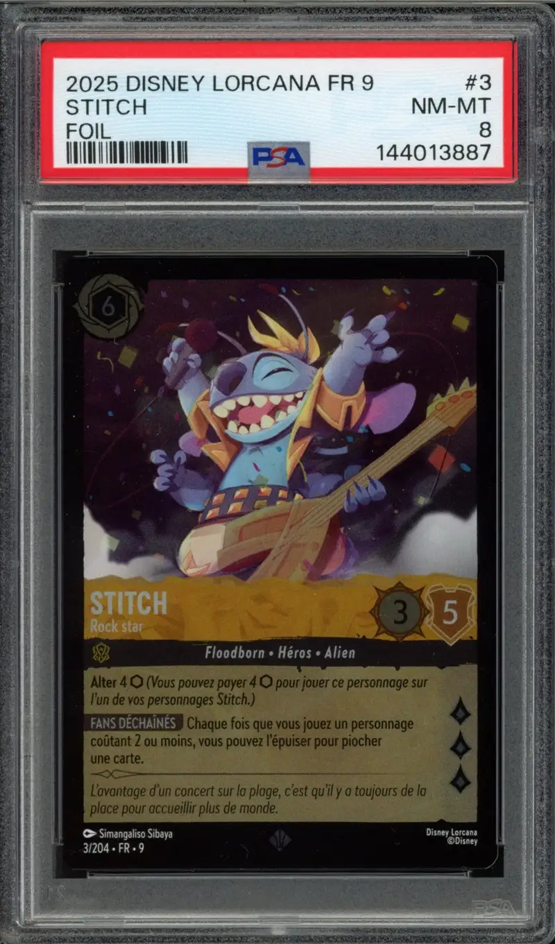 PSA 8 Rock star