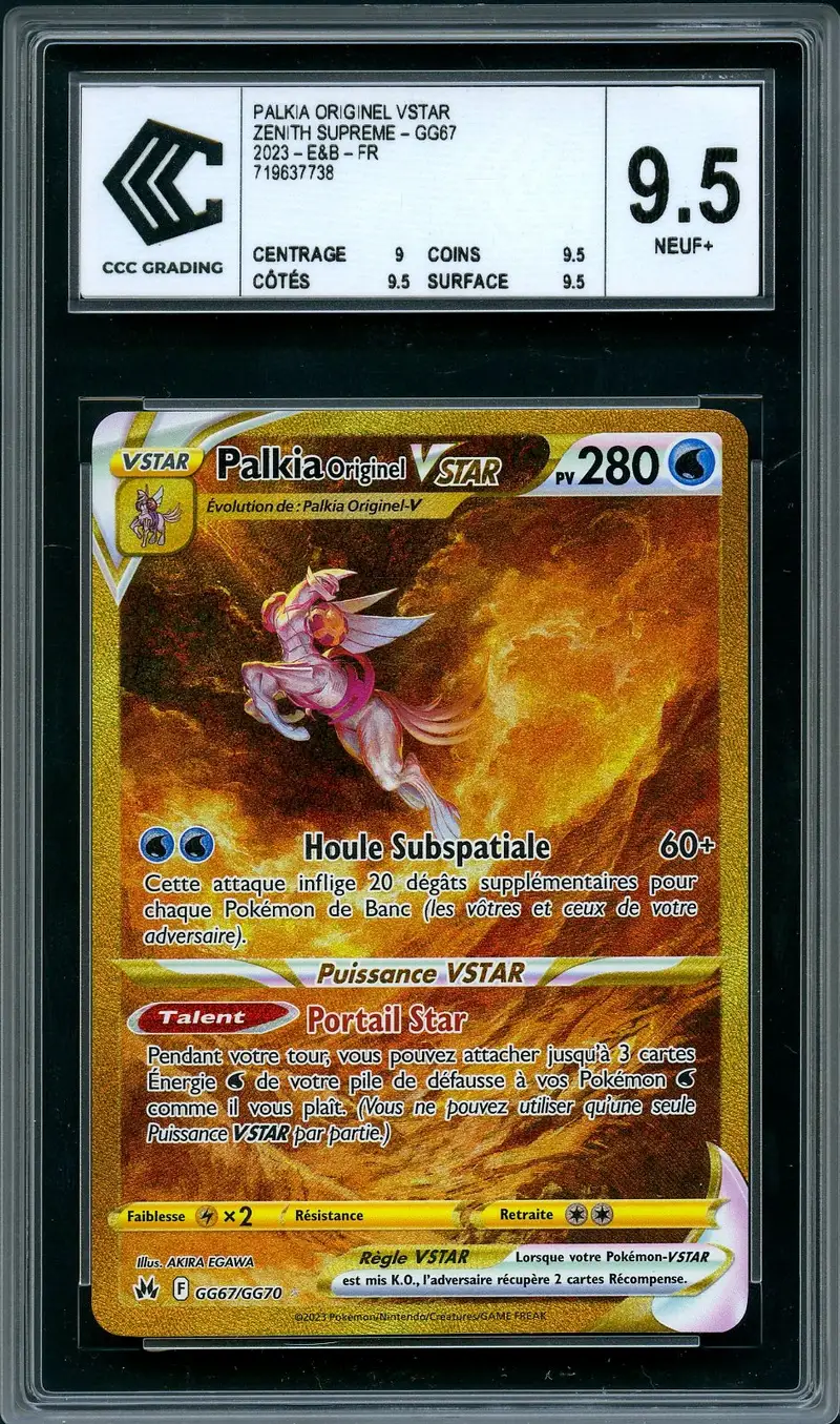 CCC 9.5 Palkia Originel VStar Gold