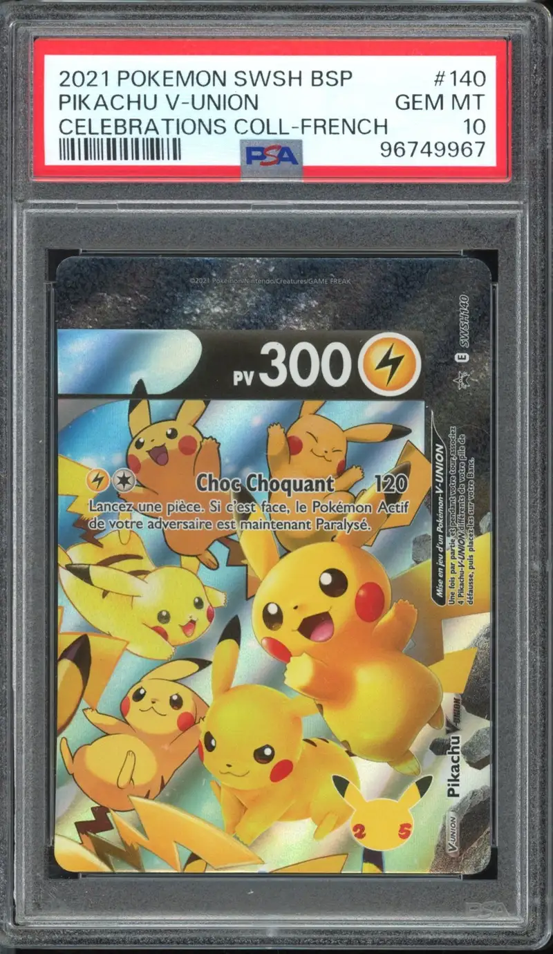 PSA 10 Pikachu V Union