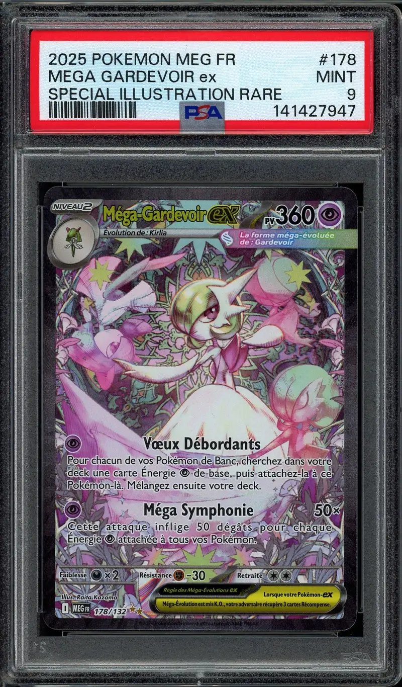PSA 9 Méga-Gardevoir Ex
