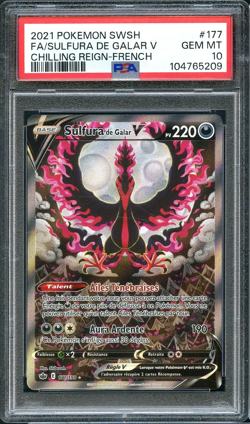 PSA 10 Sulfura de Galar V