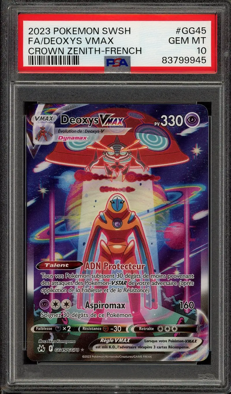 PSA 10 Deoxys VMax