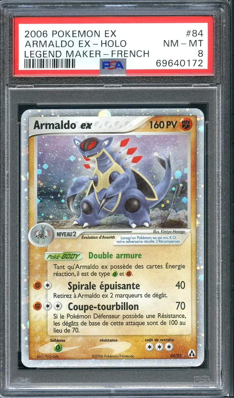 PSA 8 Armaldo Ex