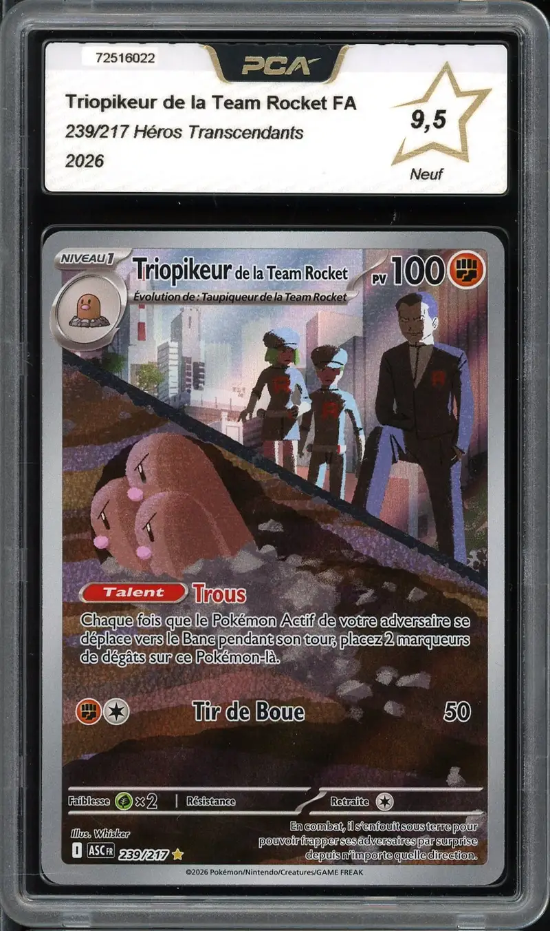 PCA 9.5 Triopikeur de la Team Rocket