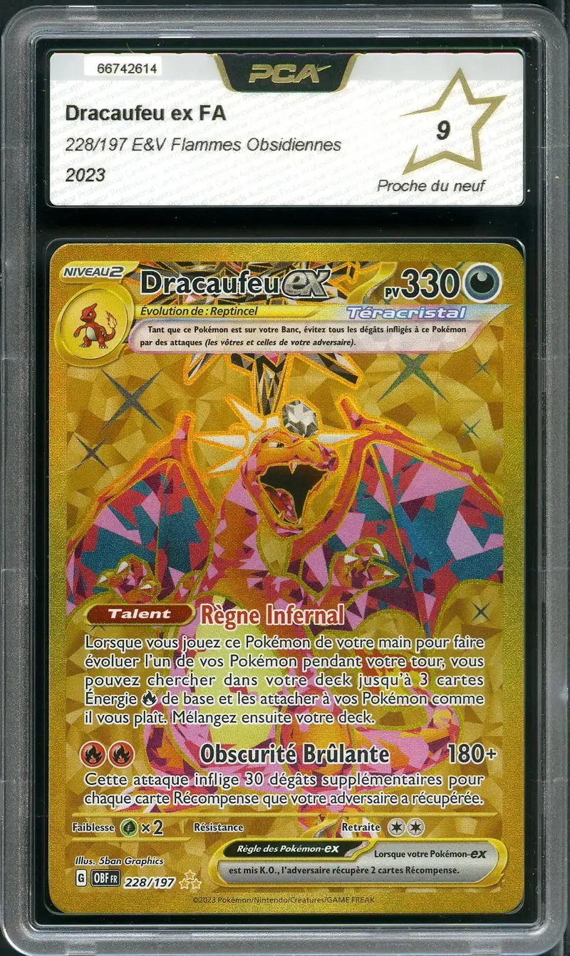 PCA 9 Dracaufeu Ex Gold