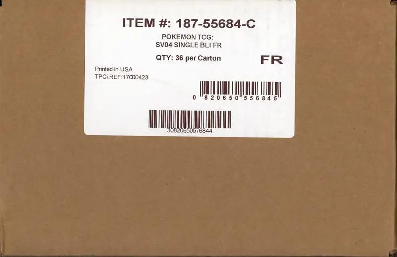 Case Booster Blister EV4 Faille Paradoxe
