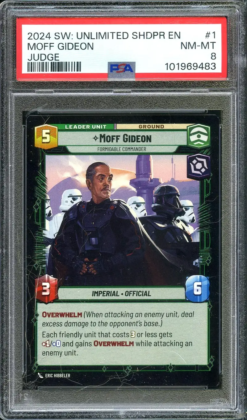 PSA 8 Moff Gideon