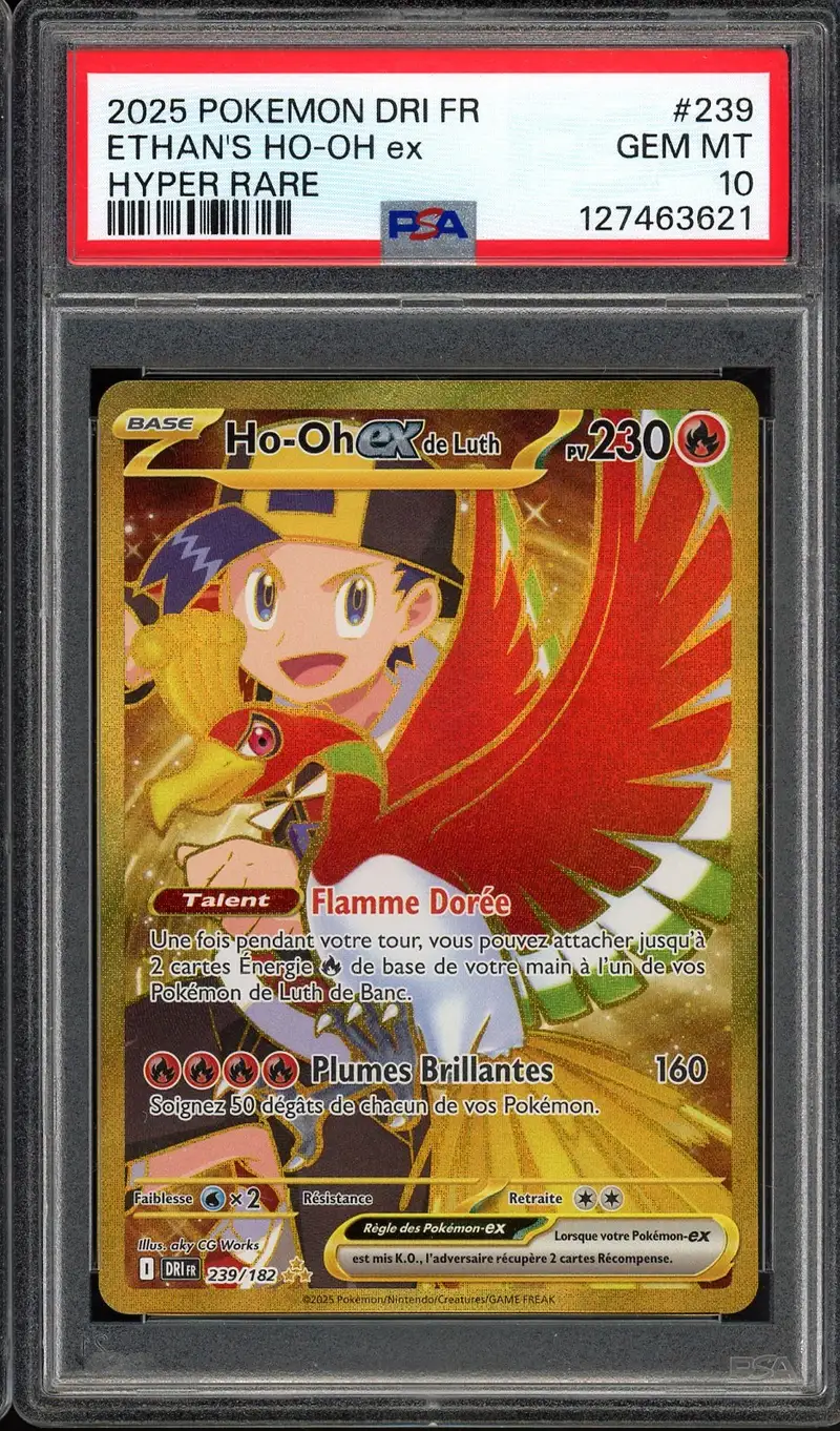 PSA 10 Ho-Oh Ex de Luth