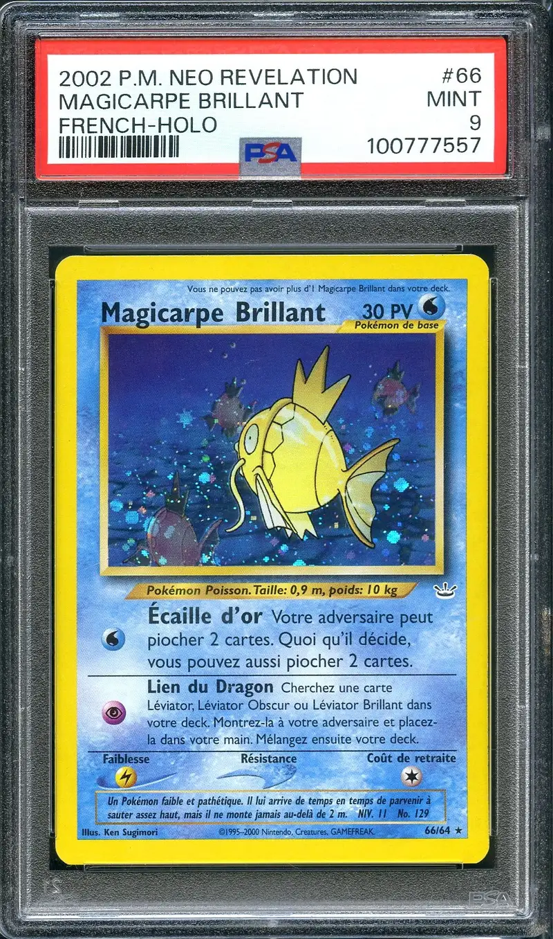 PSA 9 Magicarpe Brillant