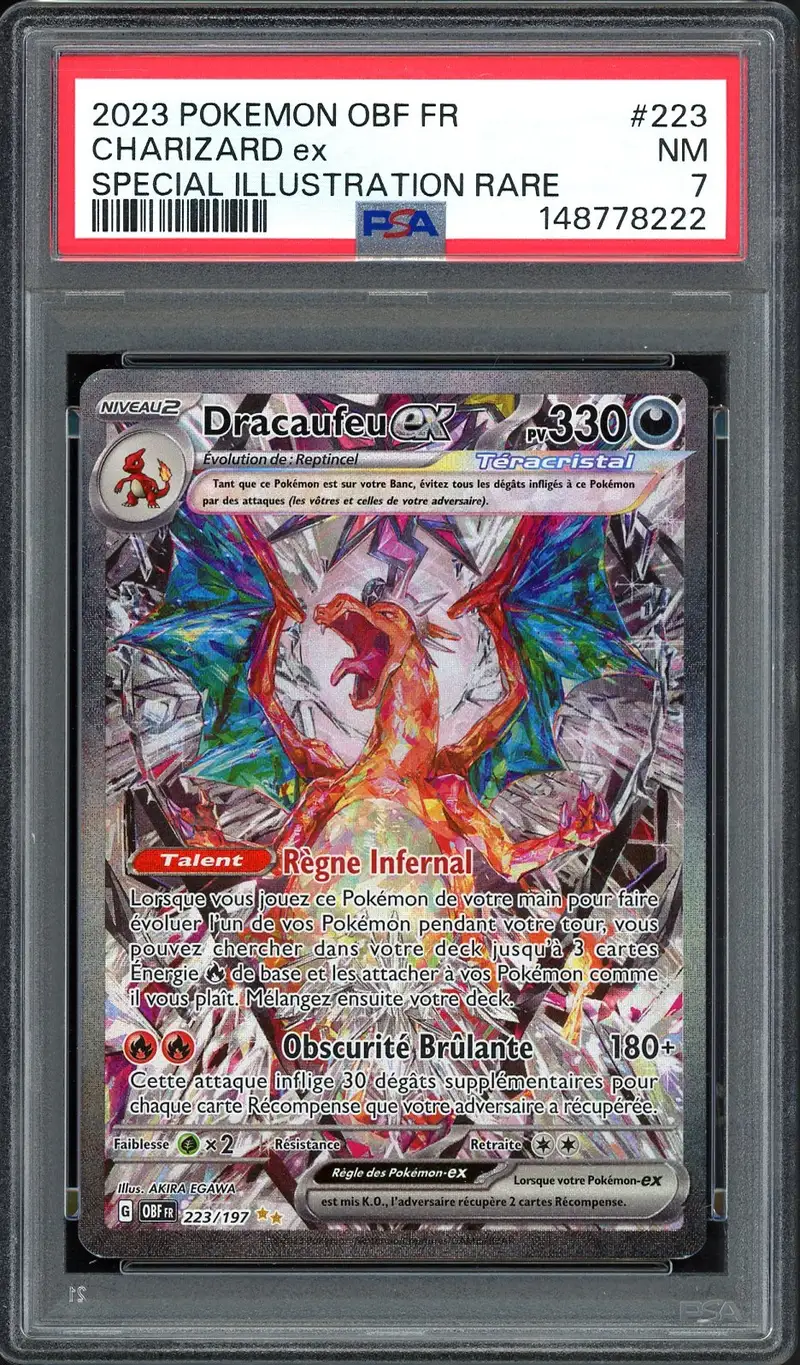 PSA 7 Dracaufeu Ex