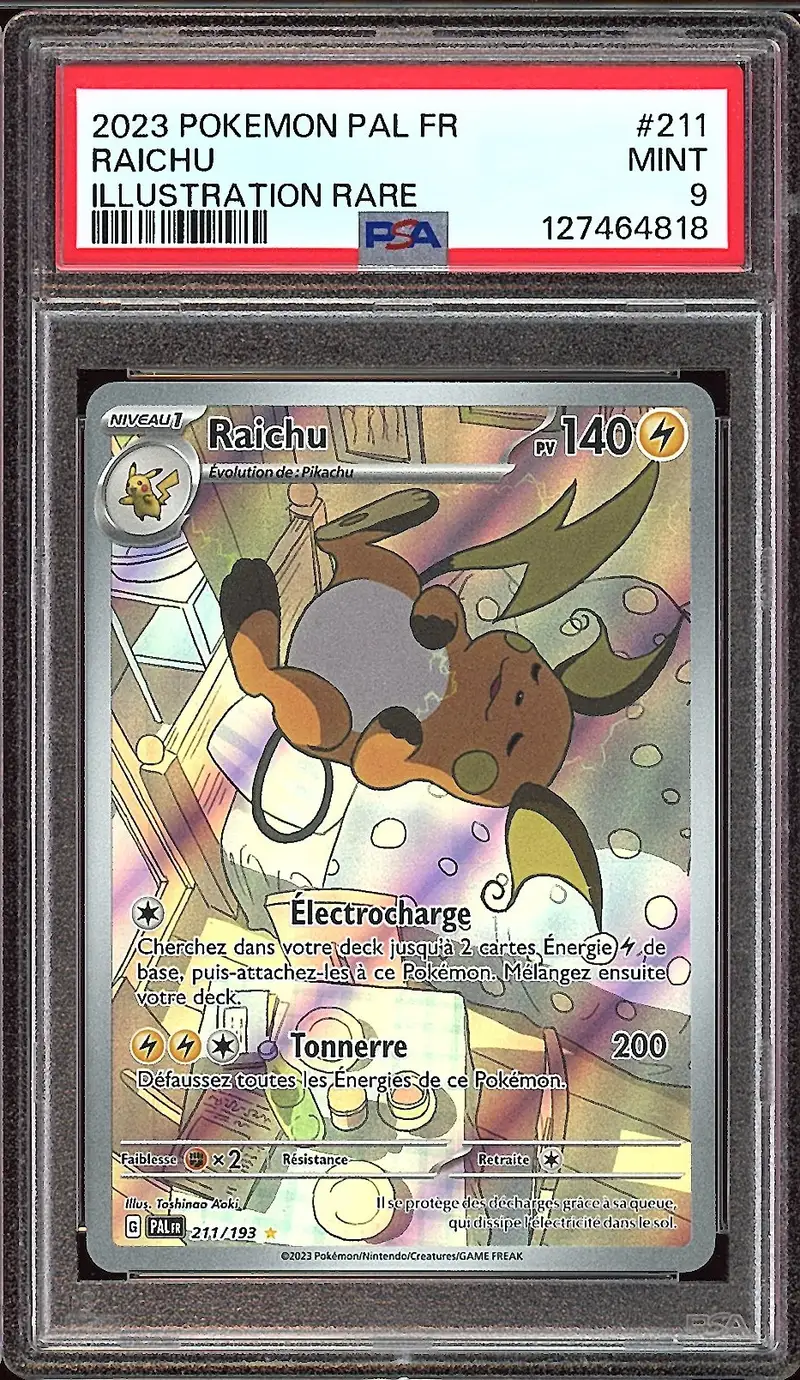 PSA 9 Raichu