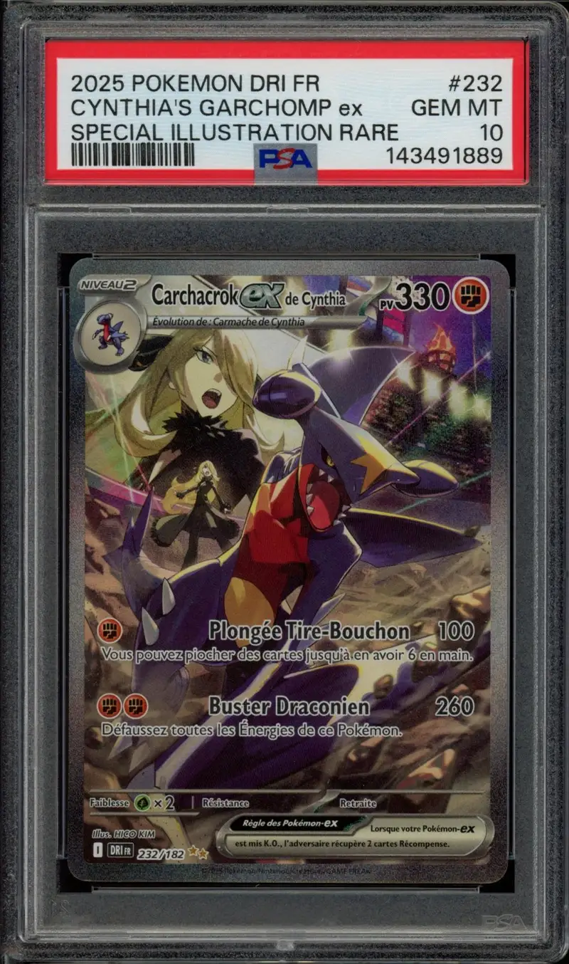 PSA 10 Carchacrok Ex de Cynthia