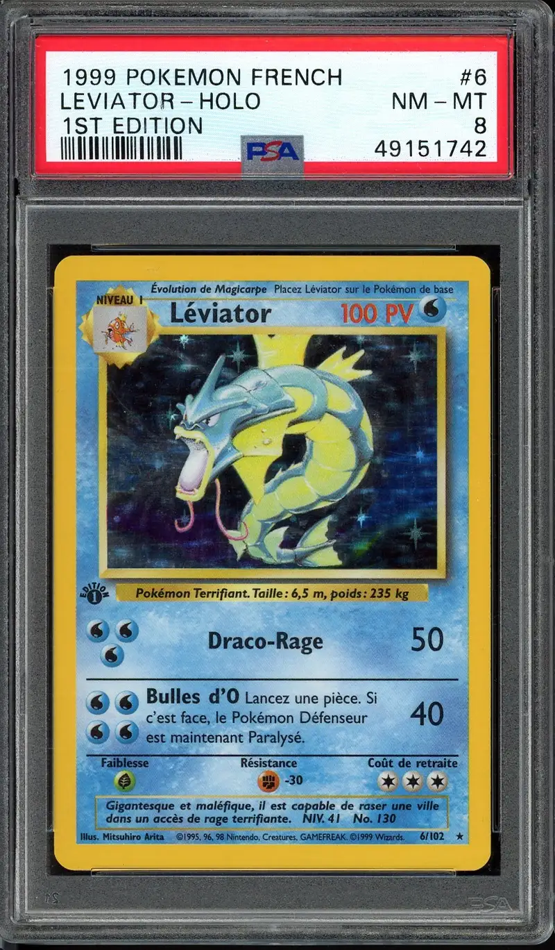 PSA 8 Léviator Holo