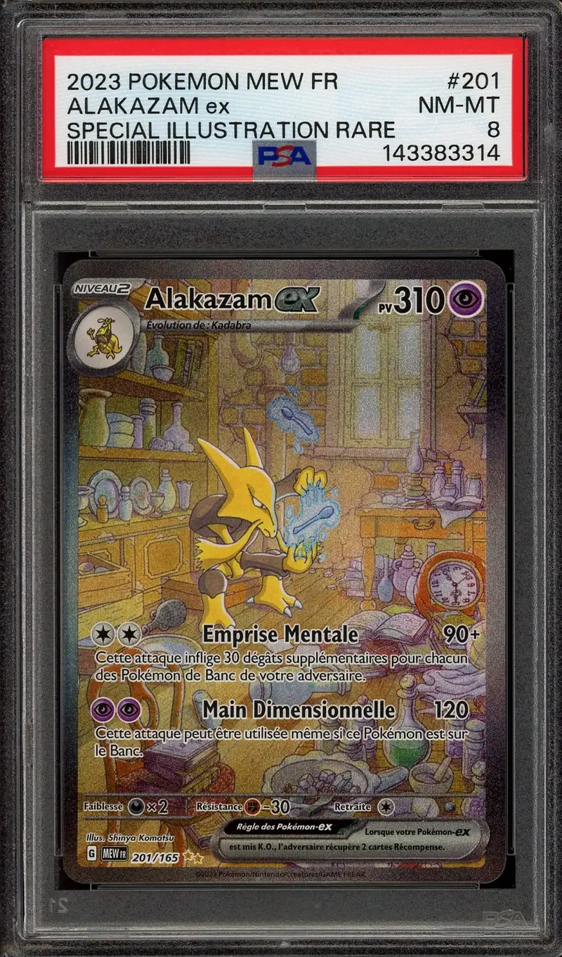 PSA 8 Alakazam Ex
