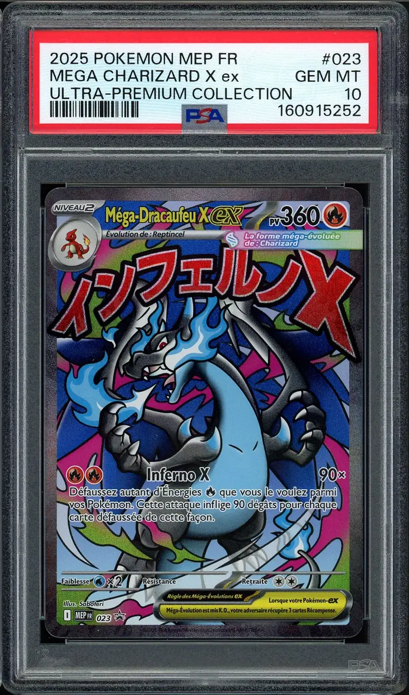 PSA 10 Méga-Dracaufeu X Ex
