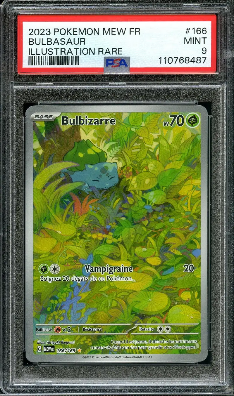 PSA 9 Bulbizarre