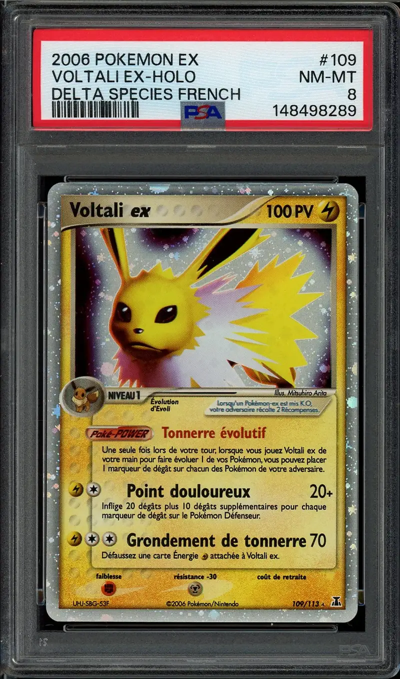PSA 8 Voltali Ex