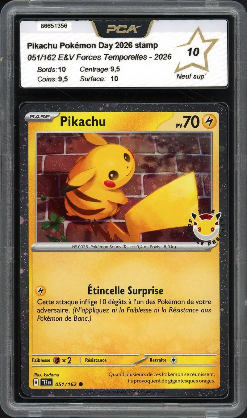 PCA 10 Pikachu Holo