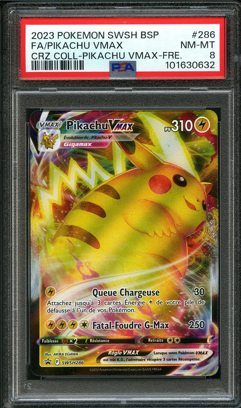 PSA 8 Pikachu VMax