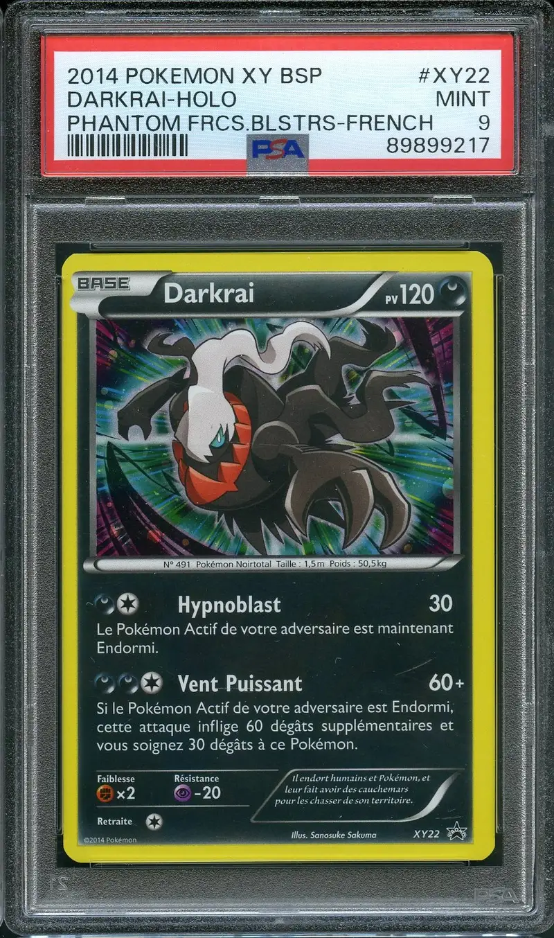PSA 9 Darkrai Holo